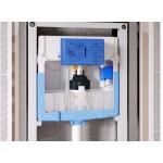 SET Унитаз подвесной с инсталляцией Ideal Standard Tesi Aquablade + клавиша Oleas M2